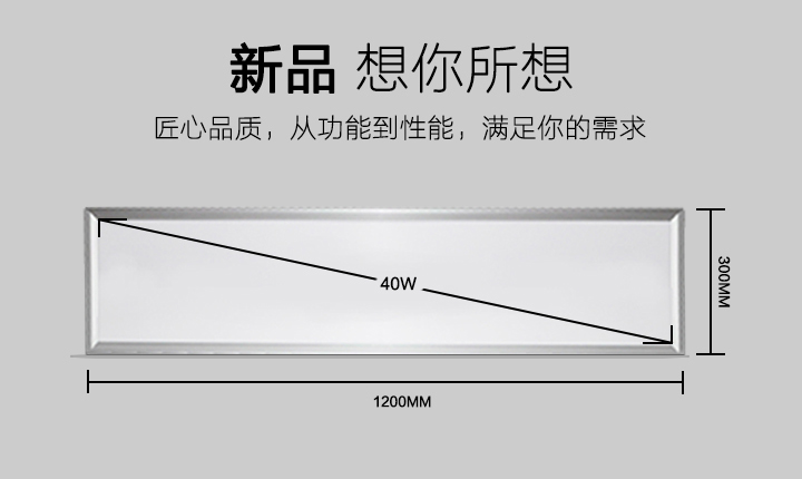 LED錄播教室燈正面展示